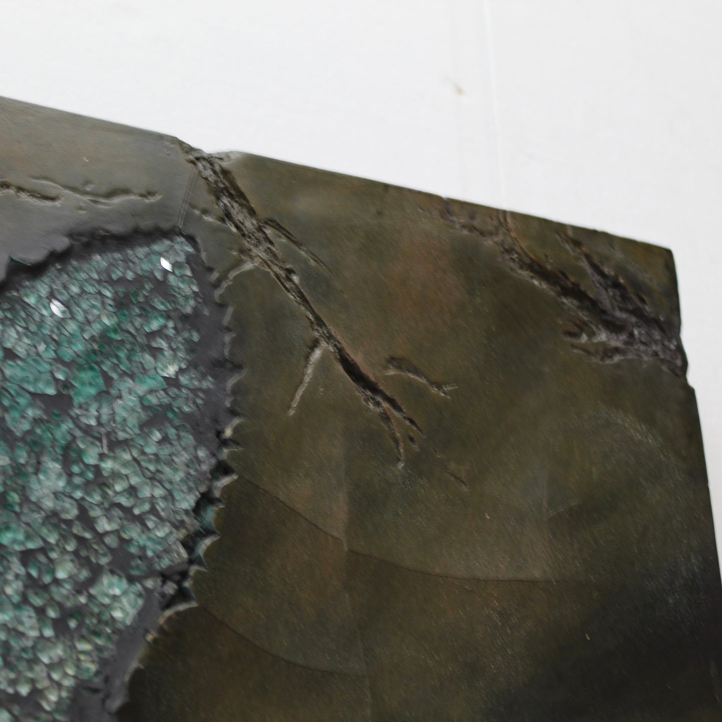 Large Glass Leaves Wall Art