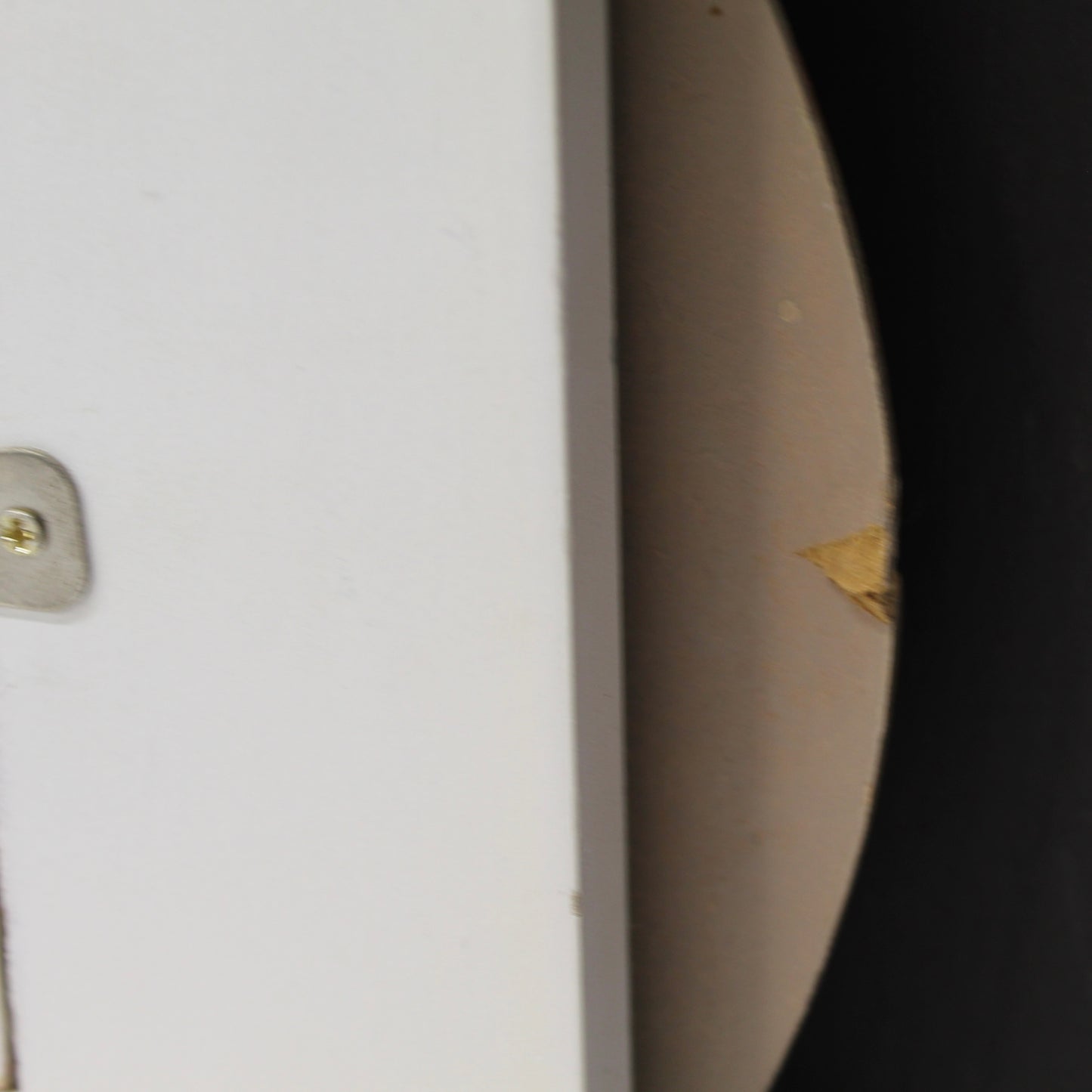 Close-up of back of mirror