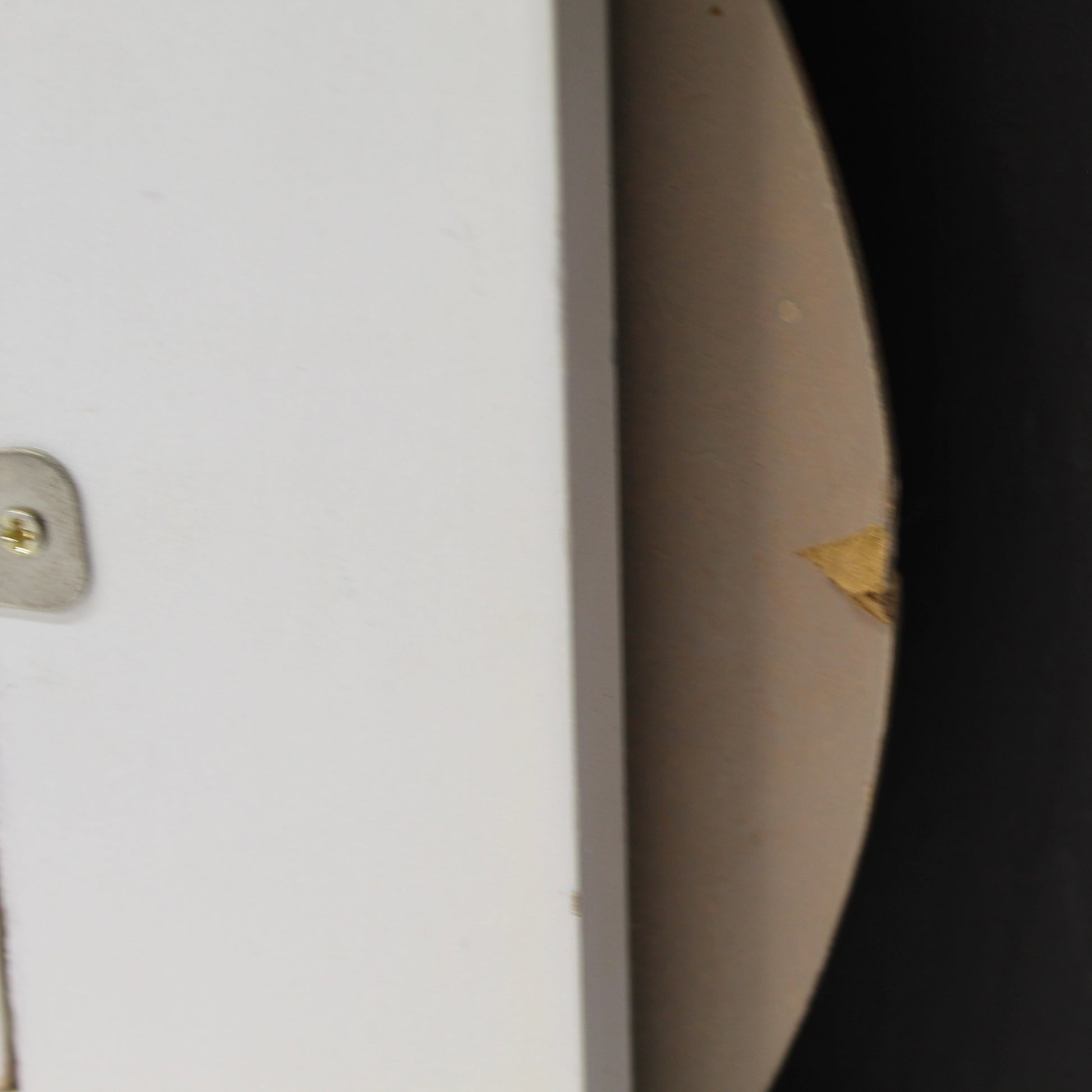 Close-up of back of mirror