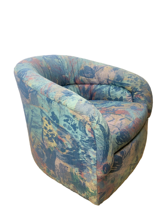 Precedent Furniture Modern Abstract Swivel Chair
