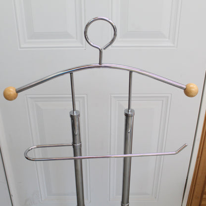Chrome Mid Century Modern Valet Stand