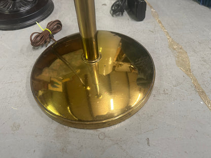Brass Chalice Torchiere Floor Lamp | Tommi Parzinger Style