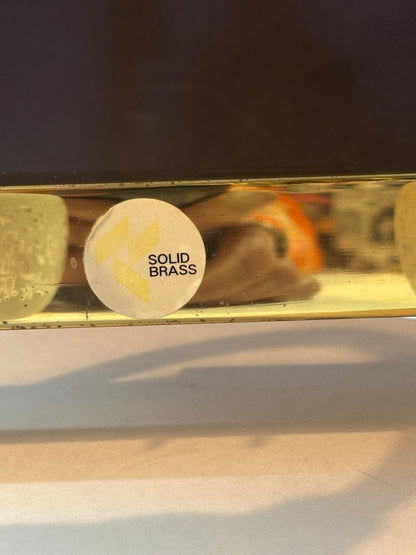 Vintage 3 Light Brass Leaf Vanity Light