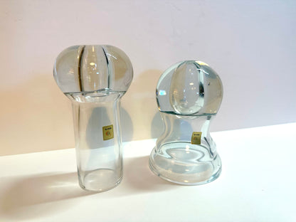 Vintage Glass Oil Candles | La Vida | Pair