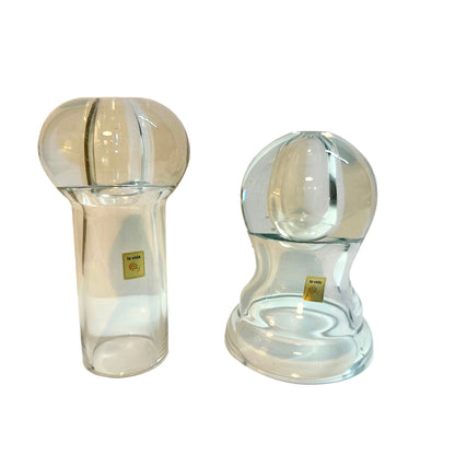 Vintage Glass Oil Candles | La Vida | Pair