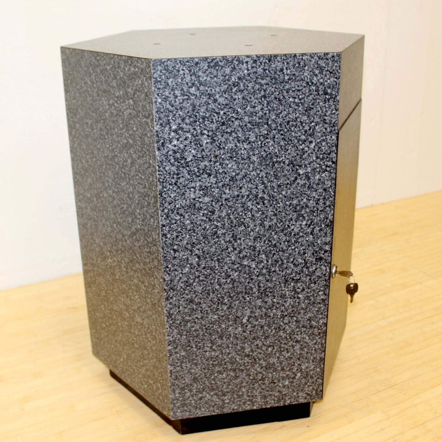 Hexagon Commercial Grade Locking Cabinet | Display Pedestal
