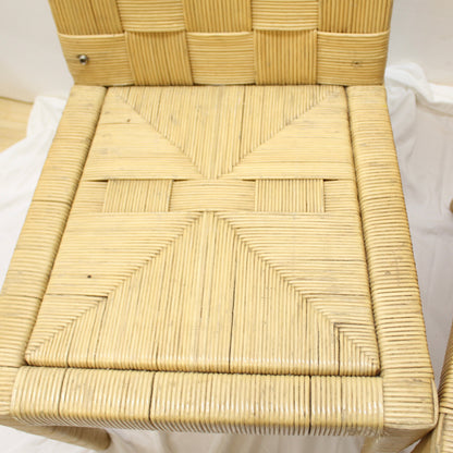 John Hutton for Donghia Block Island Cane Dining Chairs - Set of 4