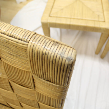 John Hutton for Donghia Block Island Cane Dining Chairs - Set of 4