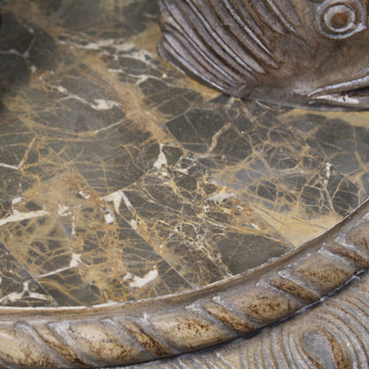 Vintage Koi Fish Center Table