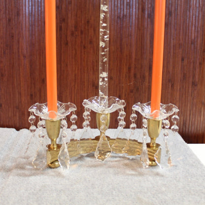 Clear Acrylic Teadrop Prism Bobeches | 3 Pc.