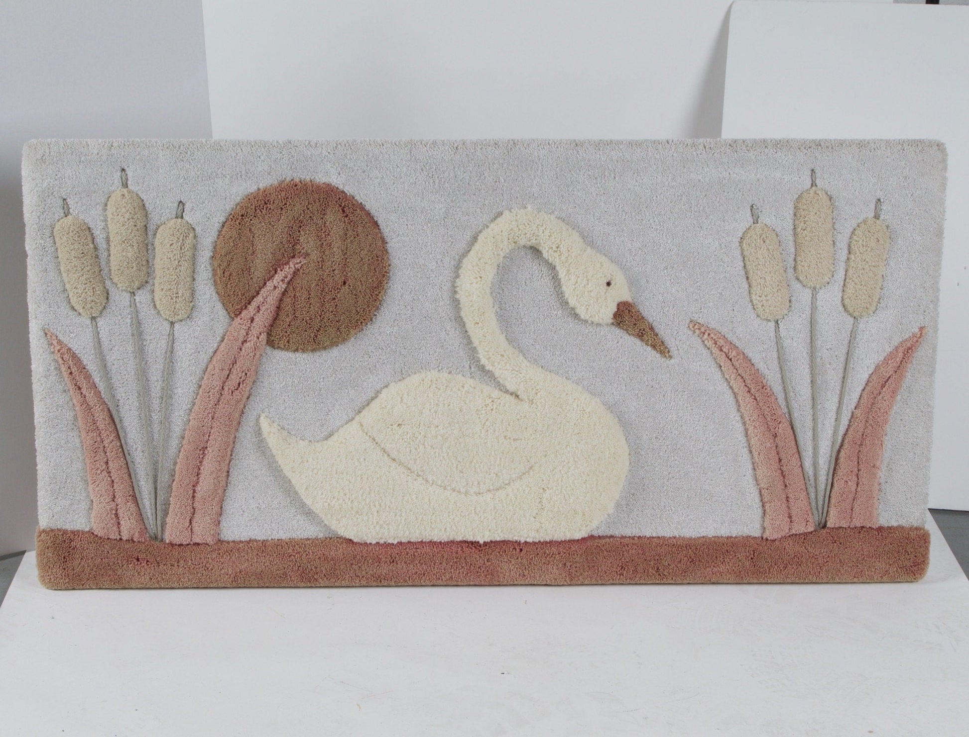 Large Swan Wall Carpet Sculpture from OffCenterModern