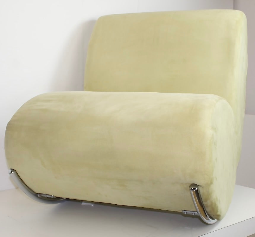 EQ3 James Rocking Chair, pistachio color fabric