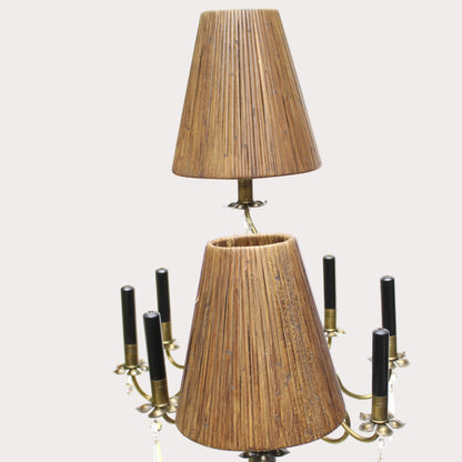 Natural Rattan Stick Lampshades