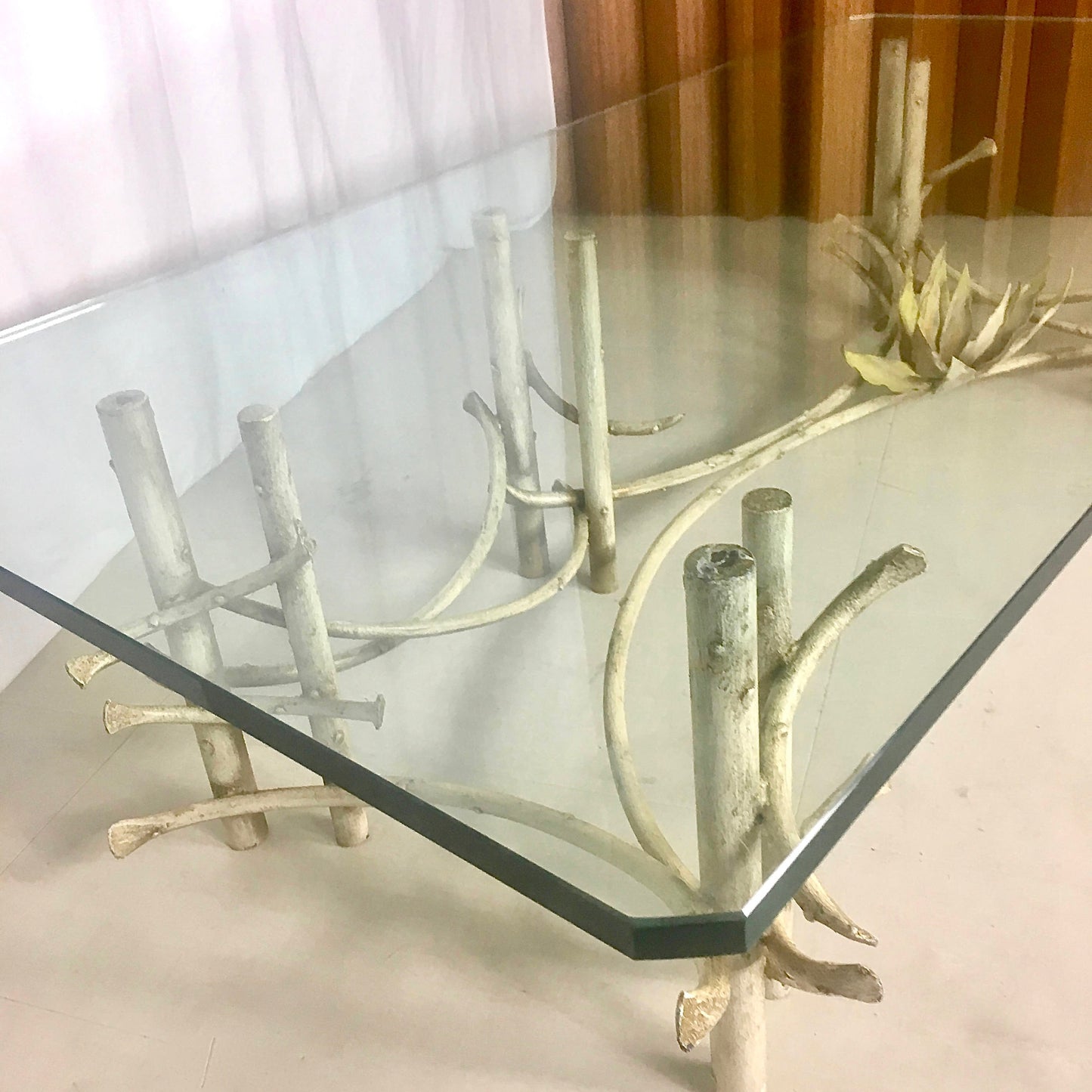 1970s Wrought Iron Coffee Table | Silas Seandel