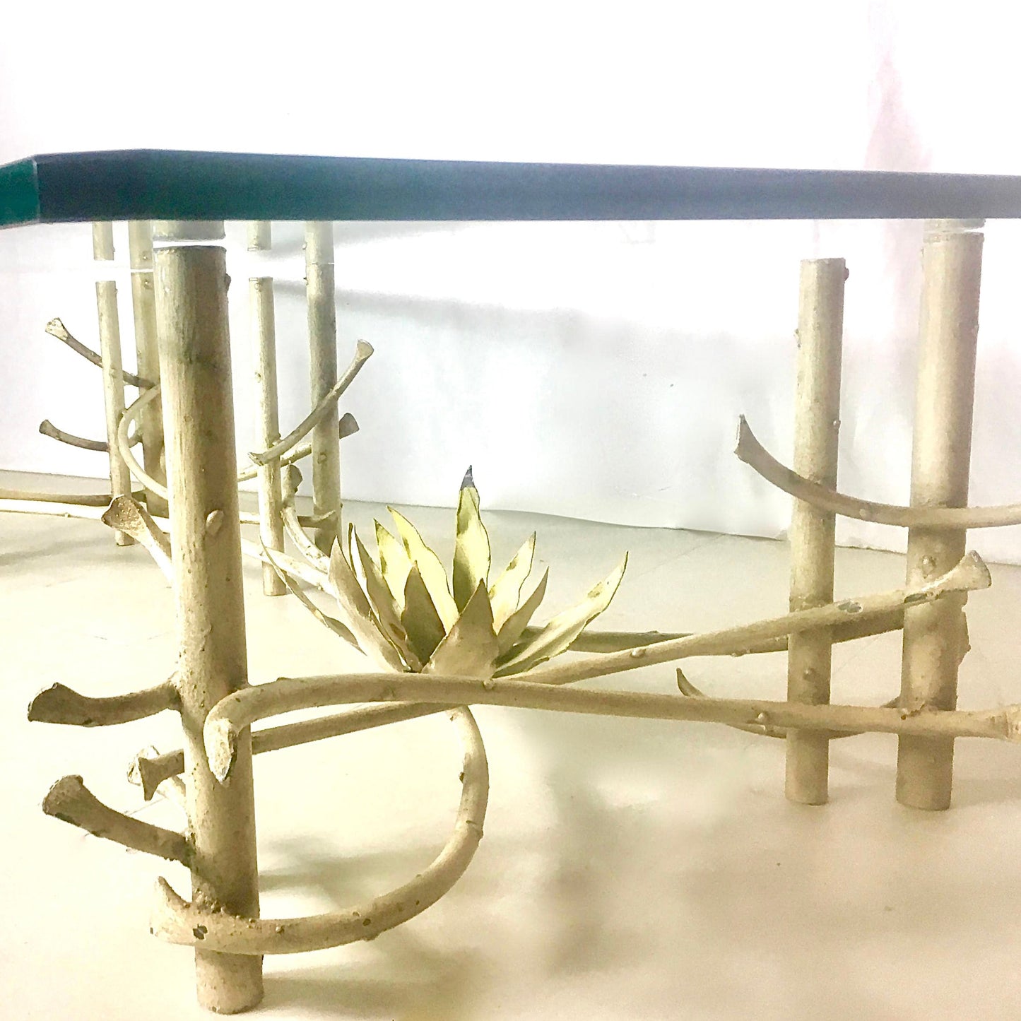 1970s Wrought Iron Coffee Table | Silas Seandel