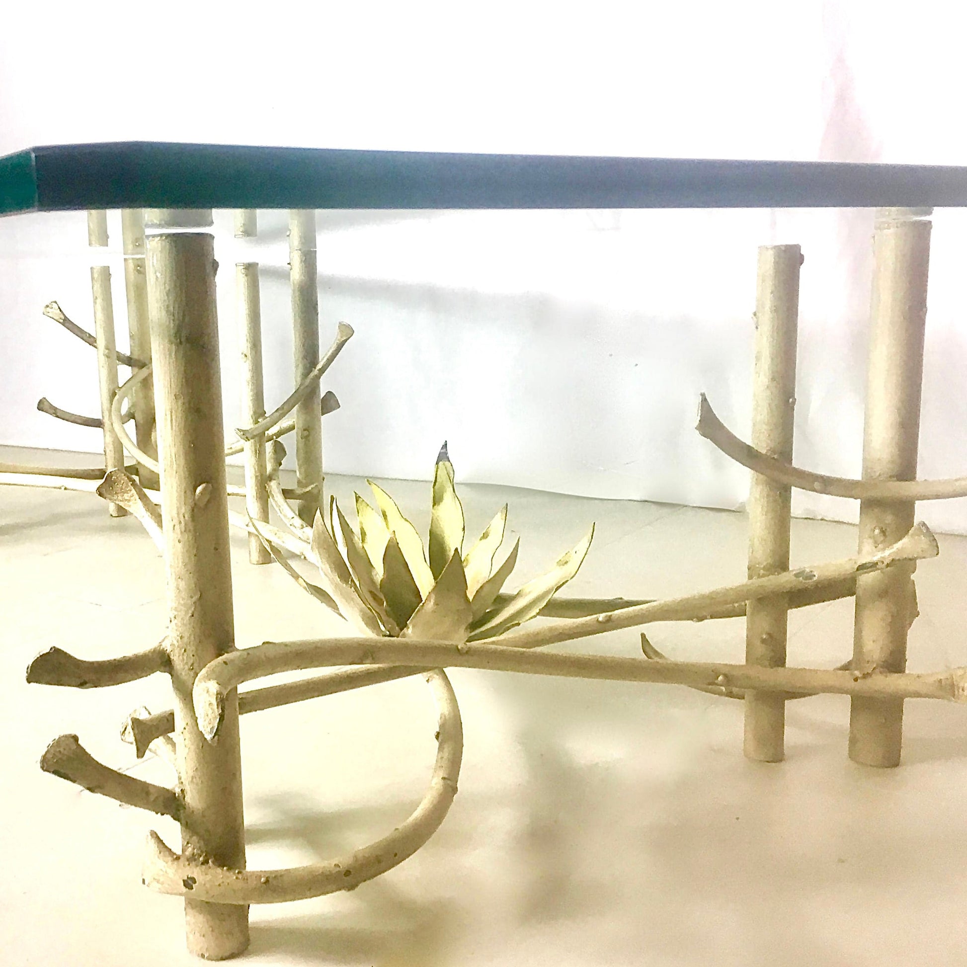 1970s Wrought Iron Coffee Table | Silas Seandel