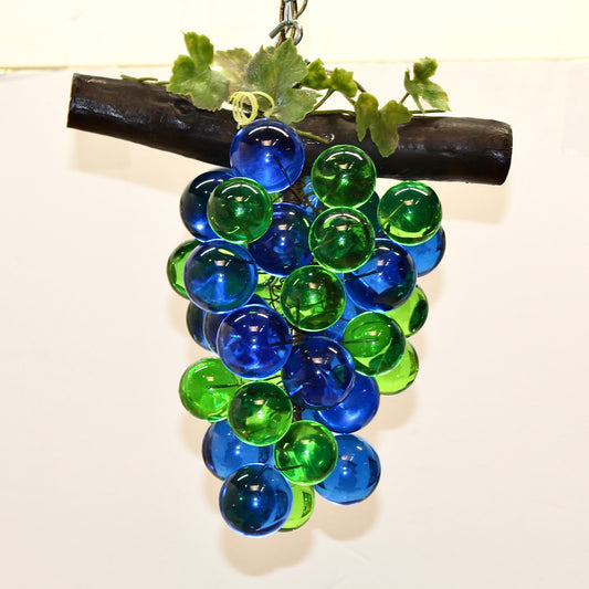 Large 1960s Lucite Grapes Swag Light