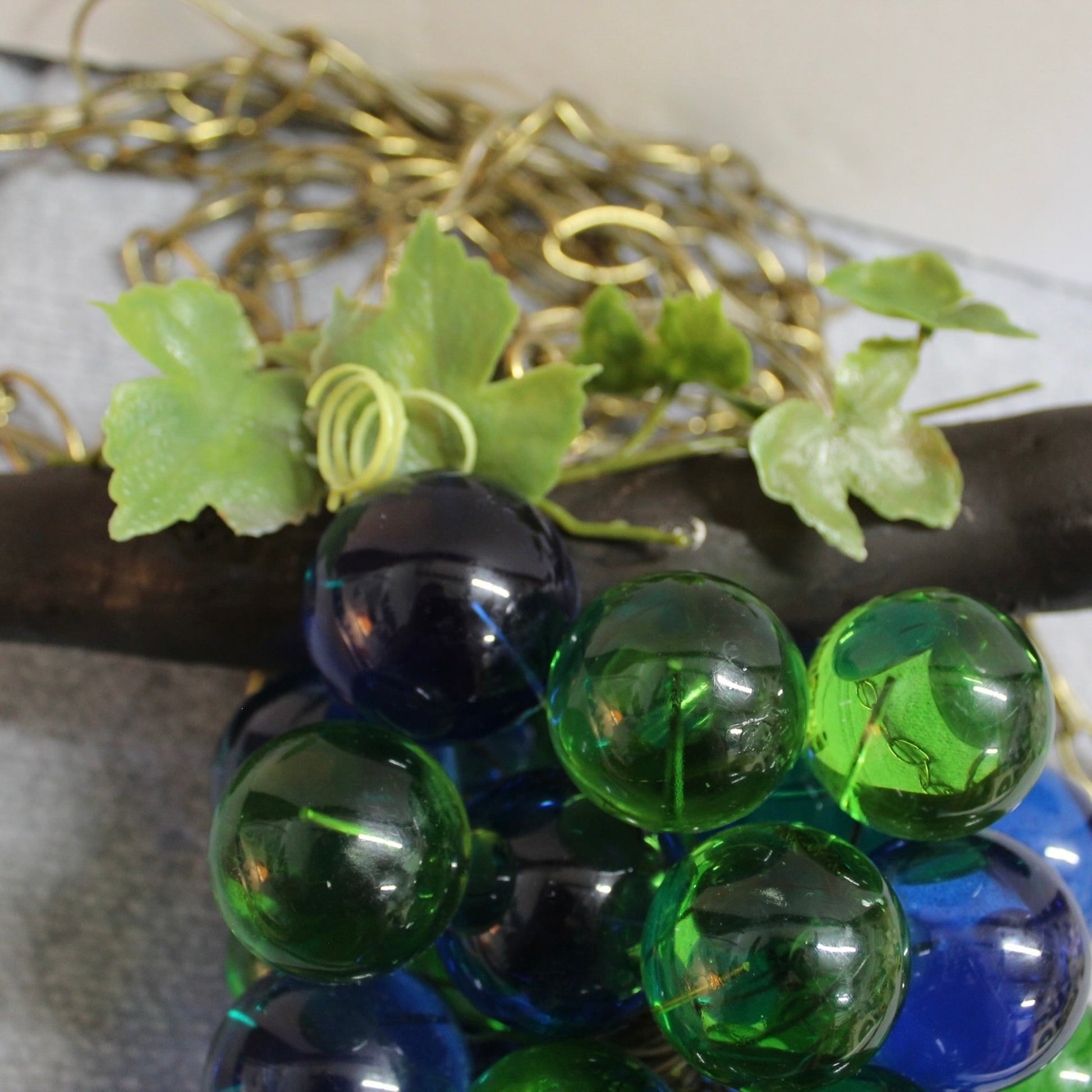 Large 1960s Lucite Grapes Swag Light