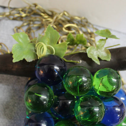 Large 1960s Lucite Grapes Swag Light