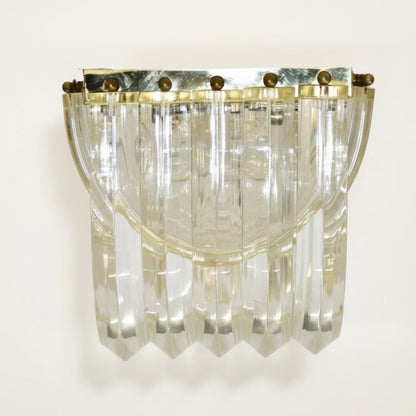 Vintage Lucite Ribbon Chandelier
