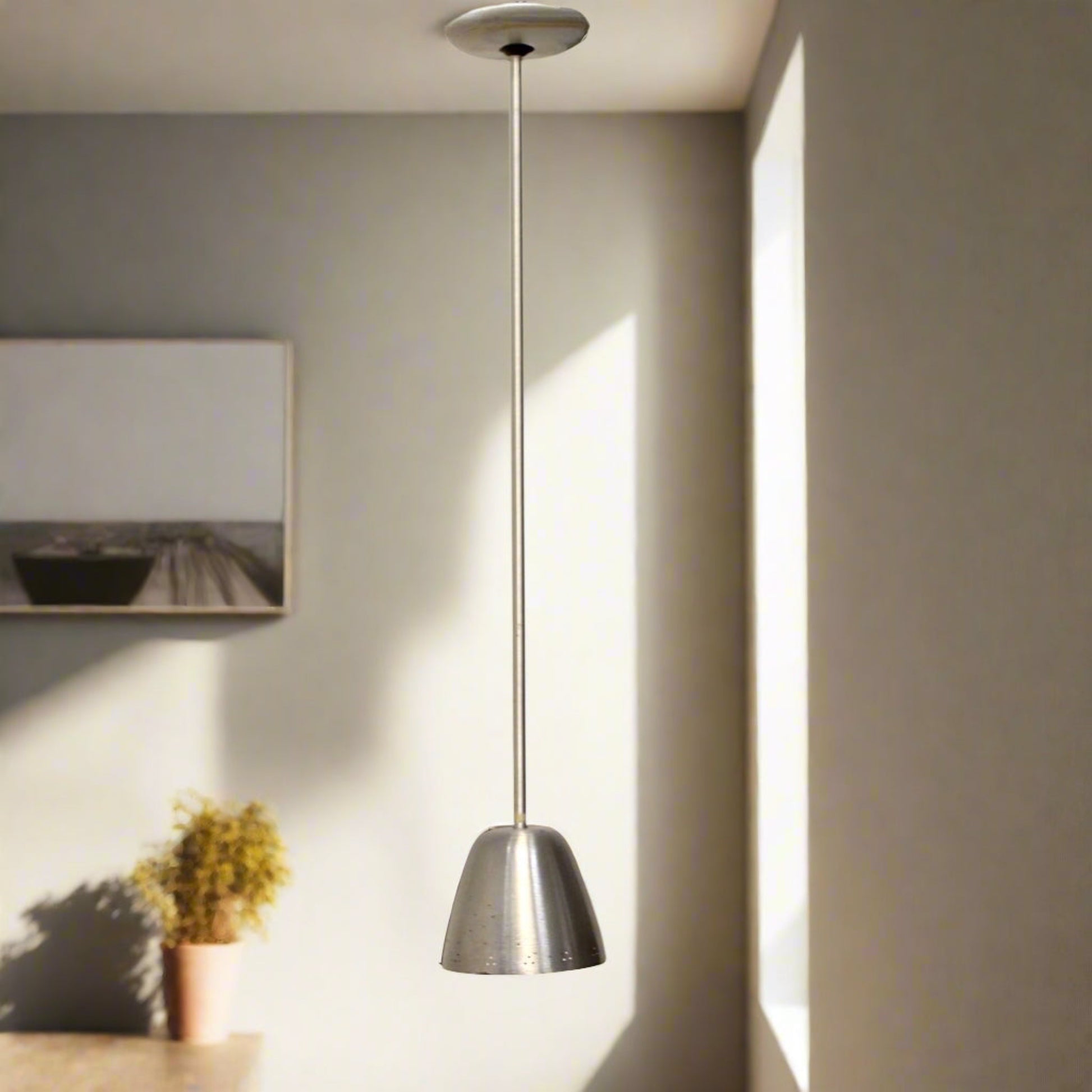 PRESCOLITE Perforated Bullet Light Aluminum Pendant Lights