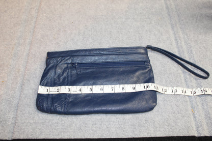 Vintage Brenalini Blue Leather Clutch | Jonotti