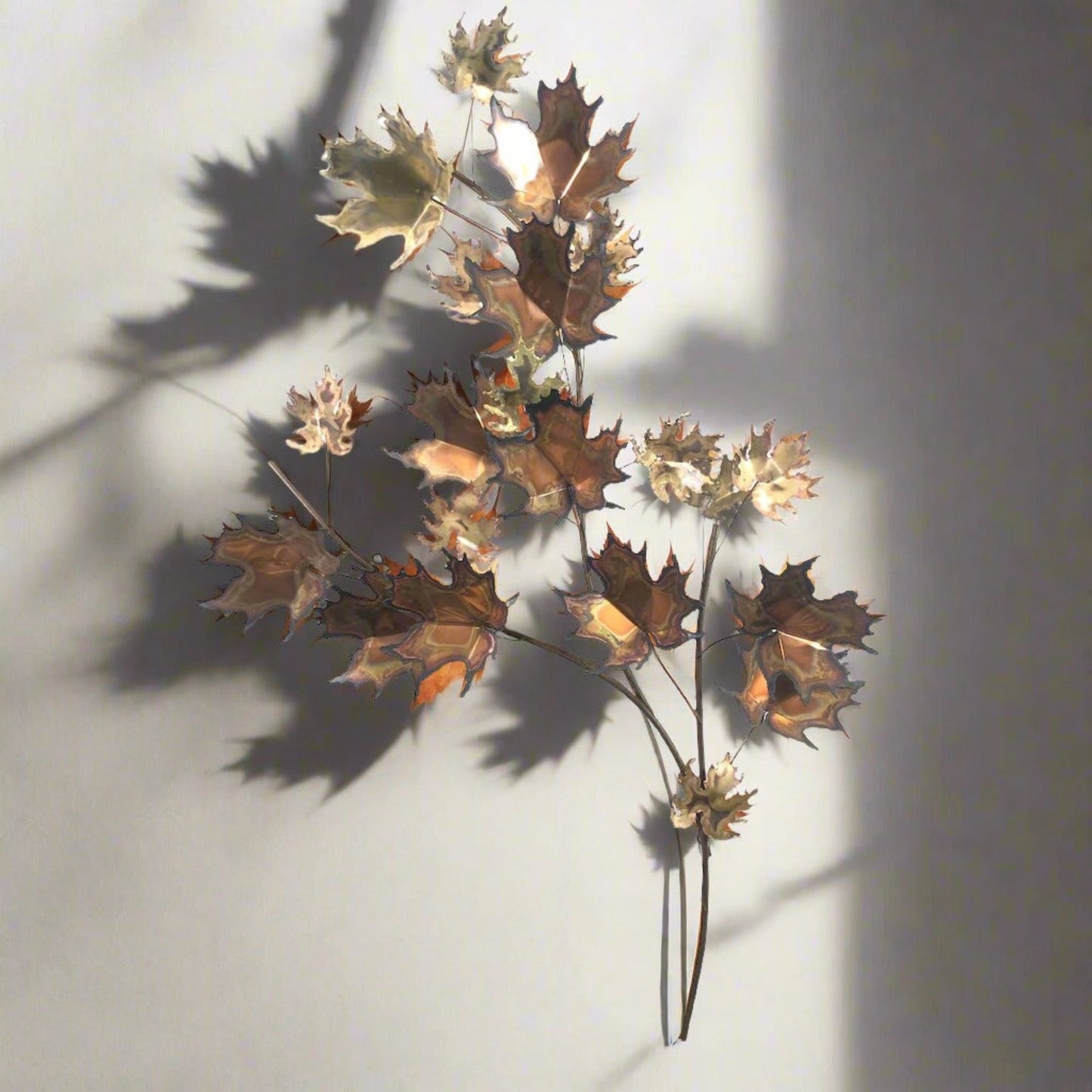 C. Jere-- Copper Maple Leaf wall Art