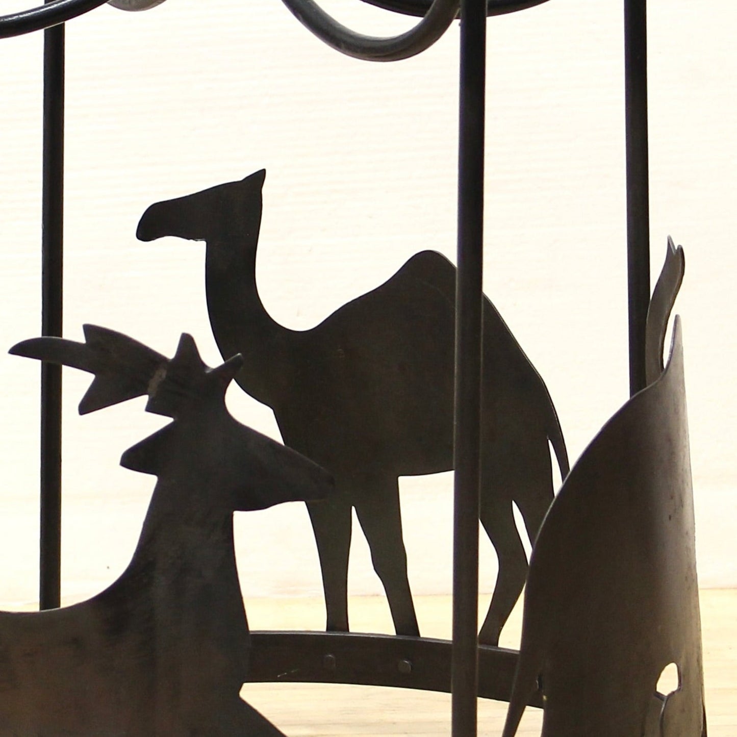 Vintage round accent table 