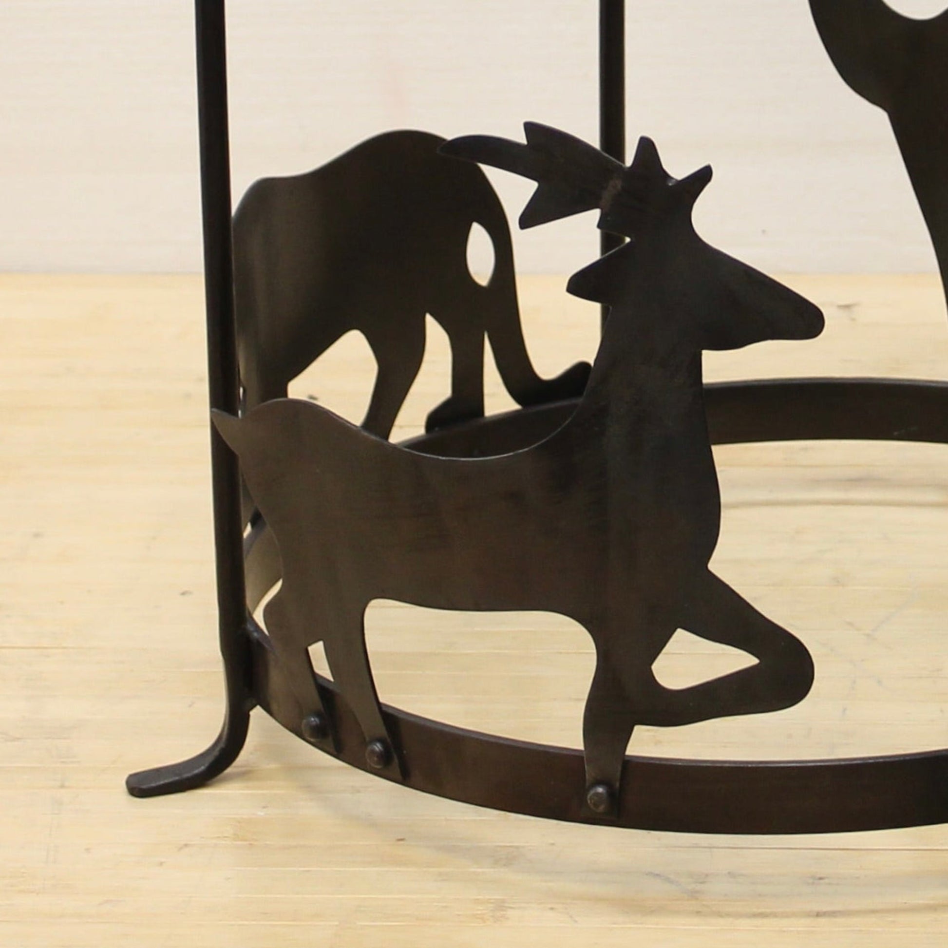 Safari Animal Metal Accent Table