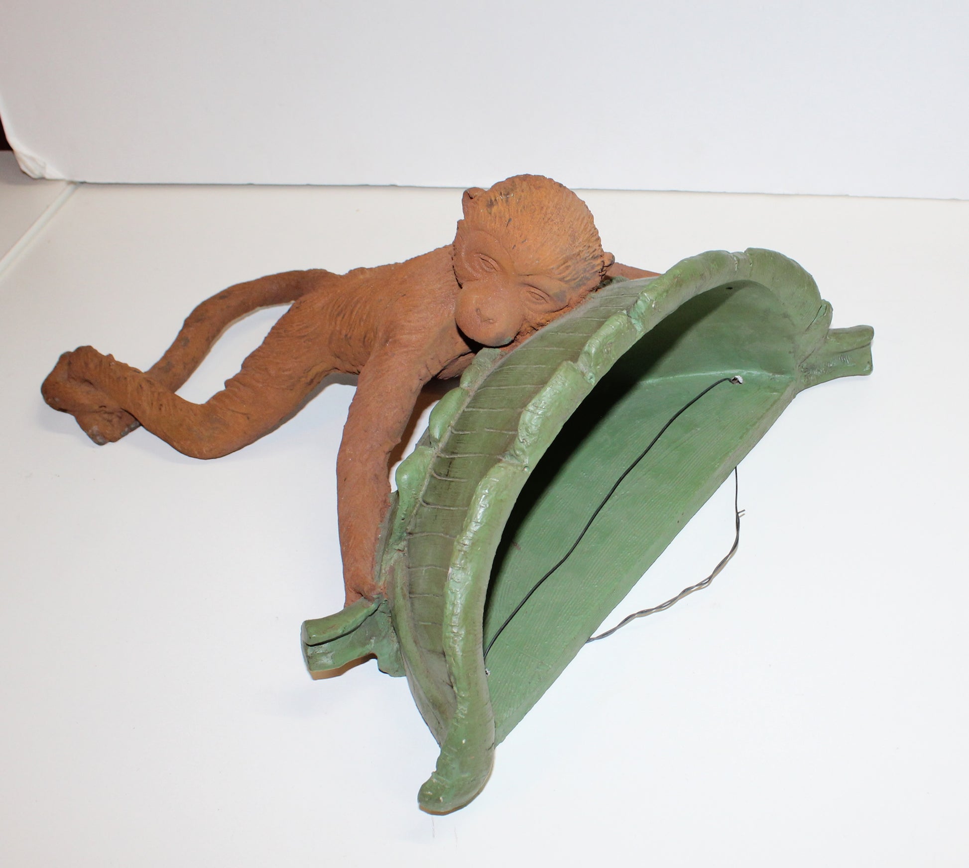 Vintage Hanging Monkey Planter