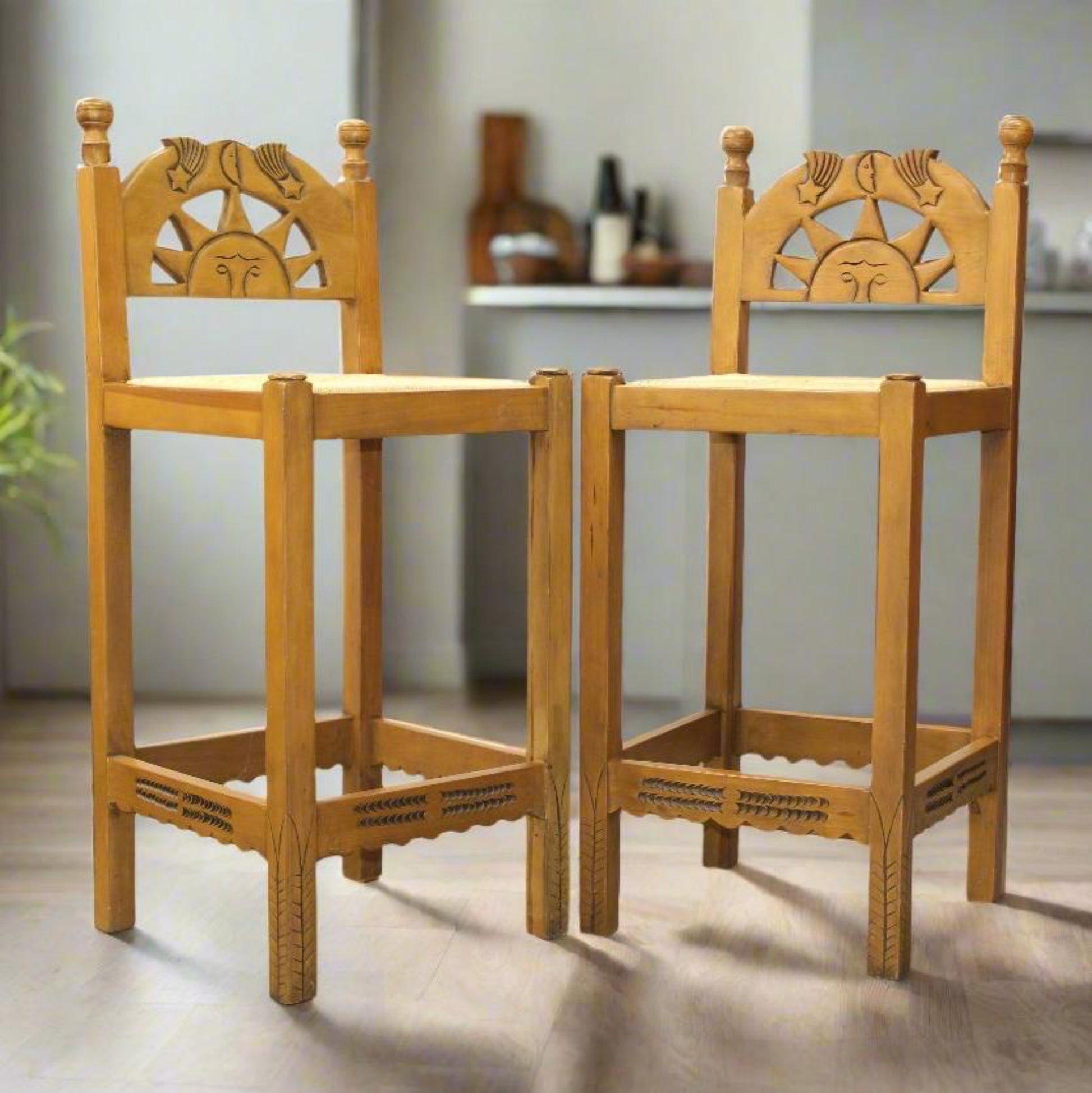 Vintage Southwest Bar Stools/ Counter Stools
