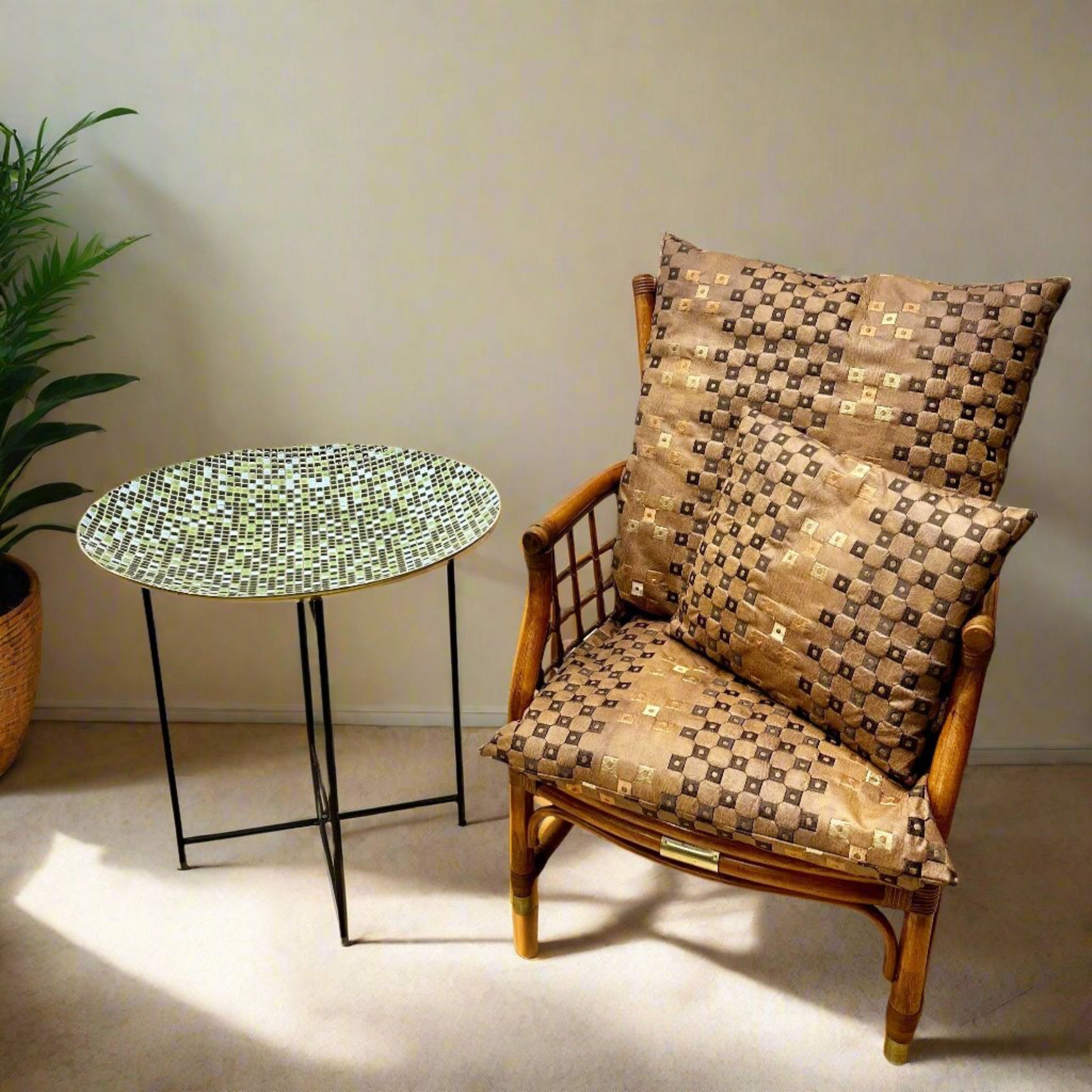 Mosaic Curved-Top Collect-all Table from OffCenterModern