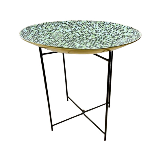 Mosaic Curved-Top Collect-all Table from OffCenterModern