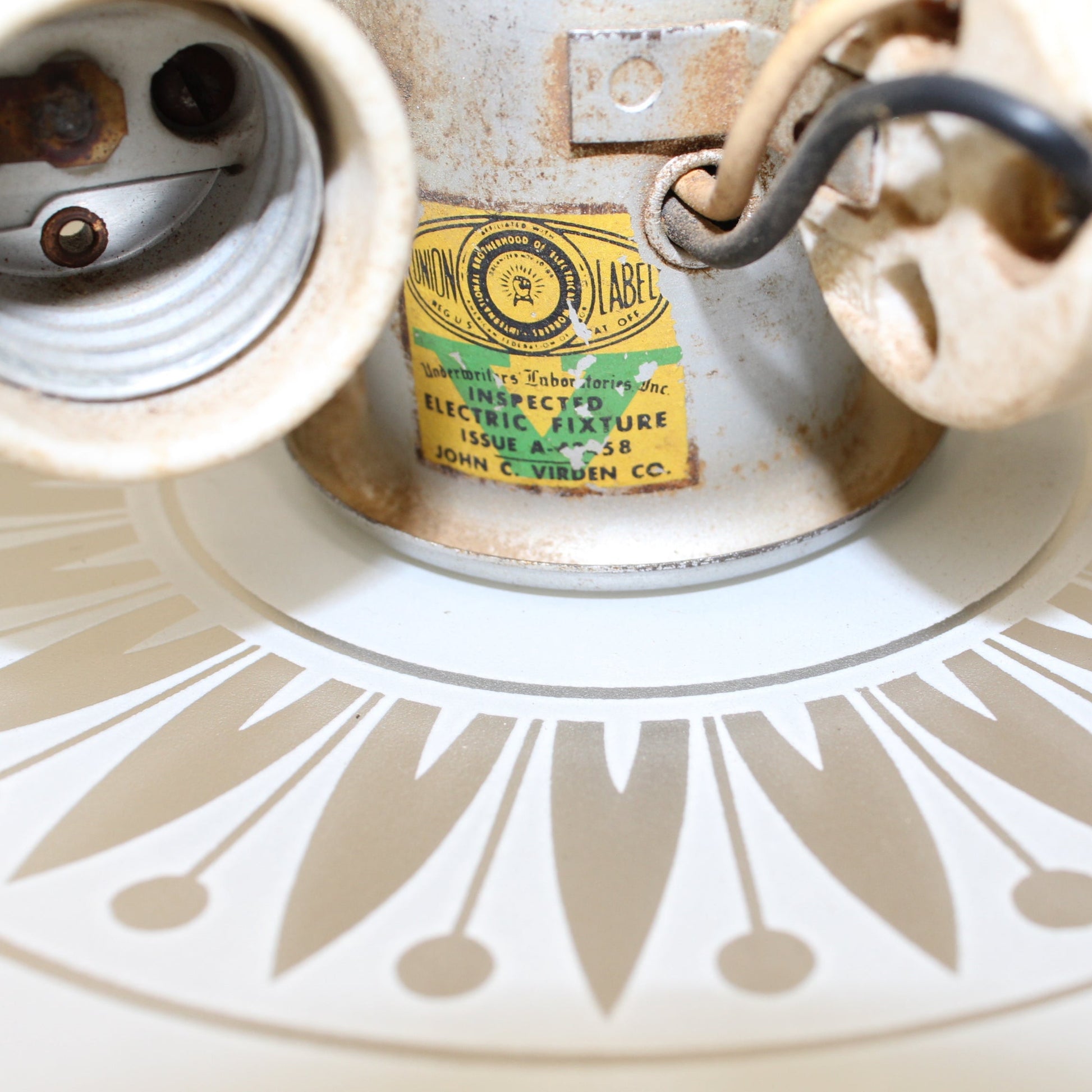 Semi-Flush 3 Bulb Light Fixture