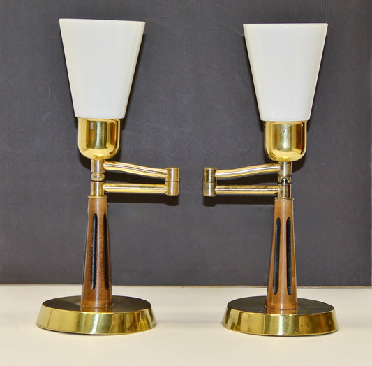 MCM Swing-Arm Accent Lamps