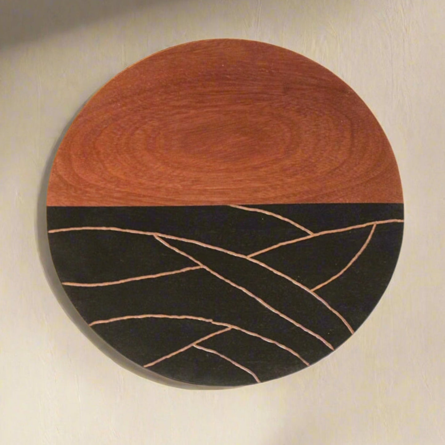Wall Art Wooden Platter
