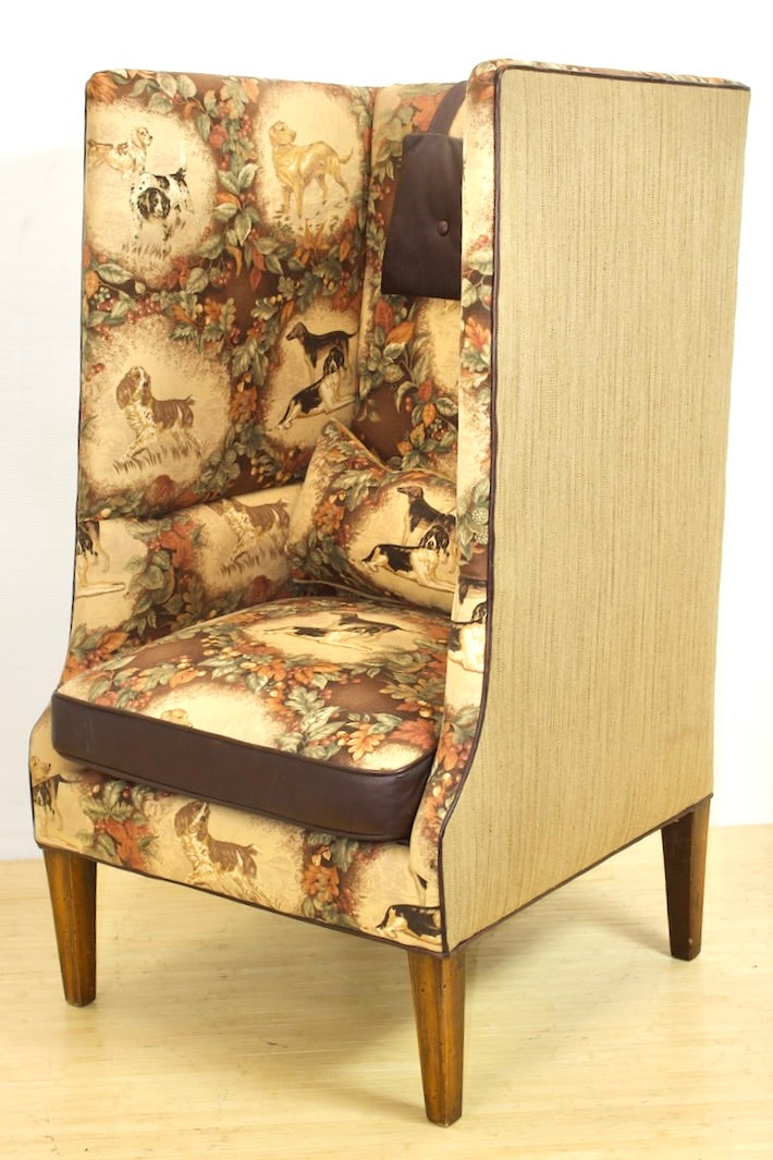 Privacy Reading Chair by Old Hickory Tannery