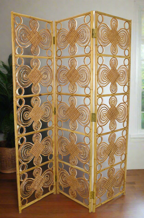 Rattan Room Divider