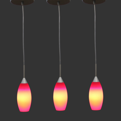 Red Glass Pendant Light - Cooper Light
