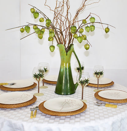 Knowles Dinner Plates| Botanica by Russel Wright | Set of 6