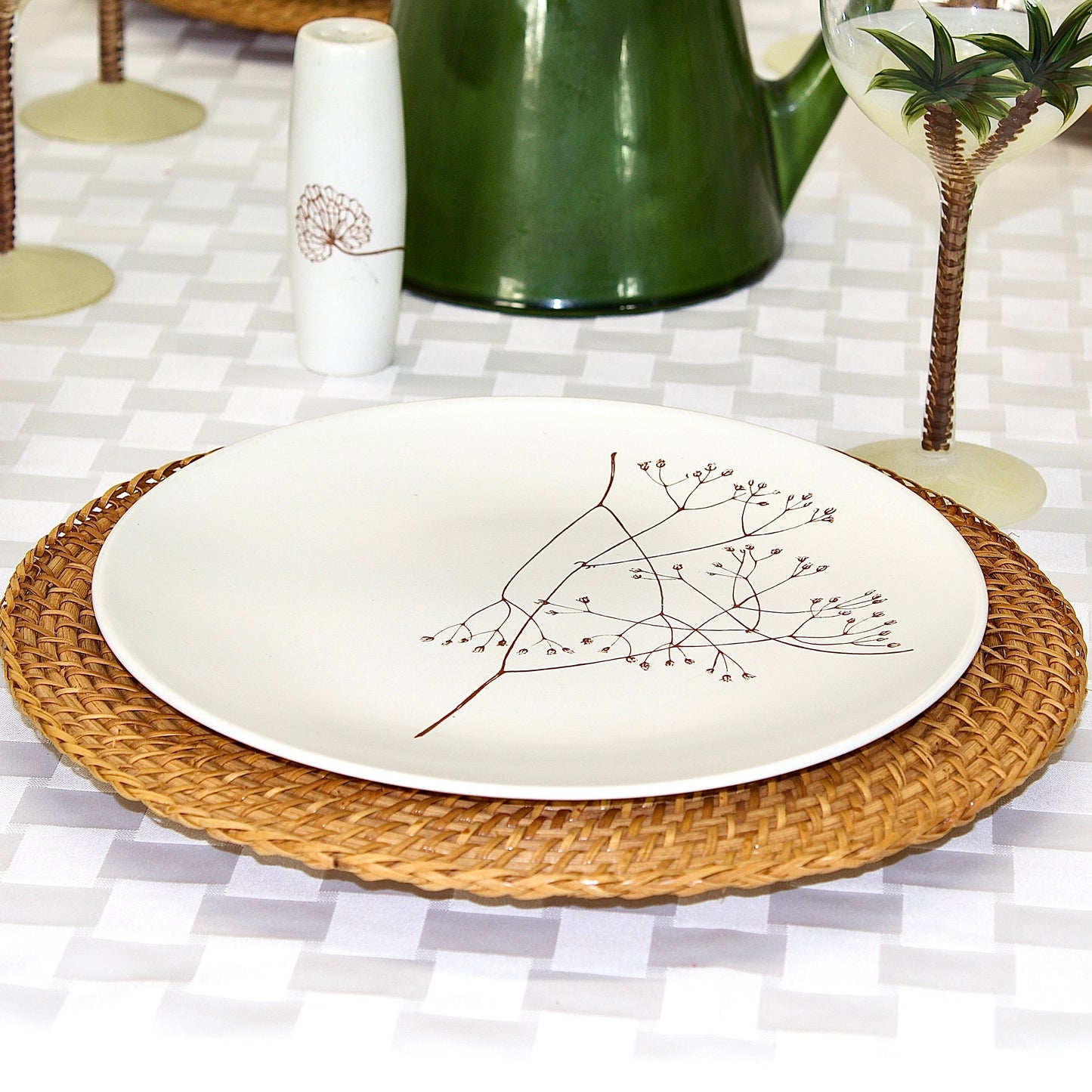 Knowles Dinner Plates| Botanica by Russel Wright | Set of 6