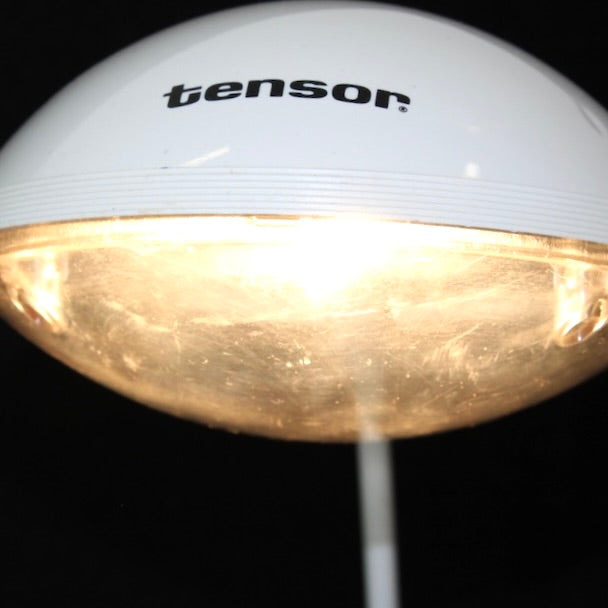 Tensor White Eyeball Desk Lamp