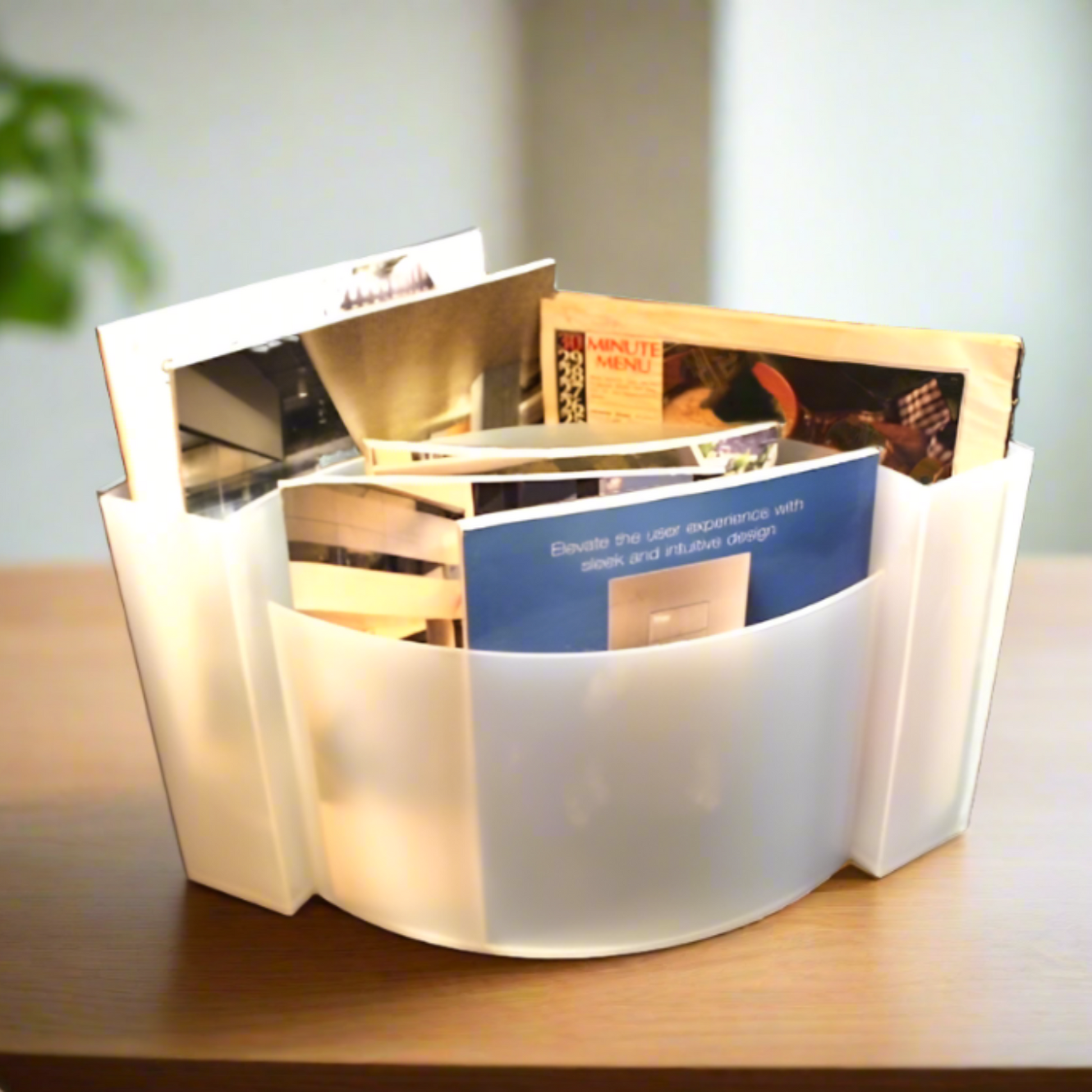Table Top Magazine Holder