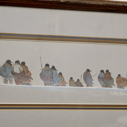 1980 Troy Anderson Signed Painting -Together-