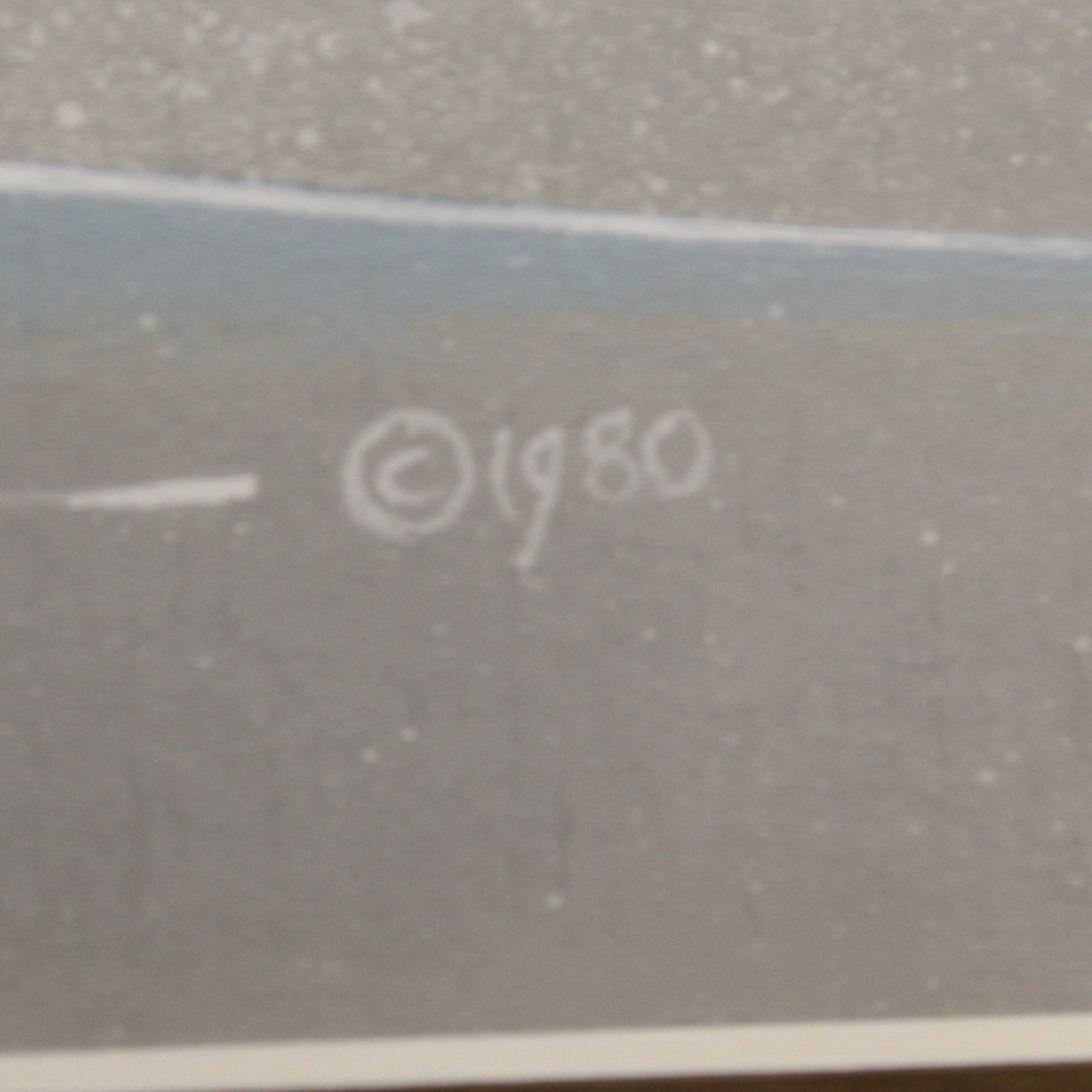 1980 Troy Anderson Signed Painting -Together-
