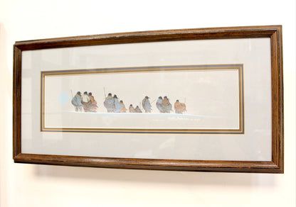 1980 Troy Anderson Signed Painting -Together-