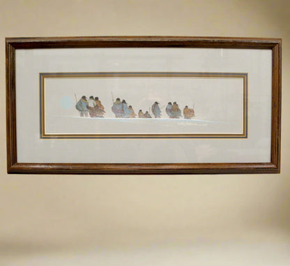 1980 Troy Anderson Signed Painting -Together-