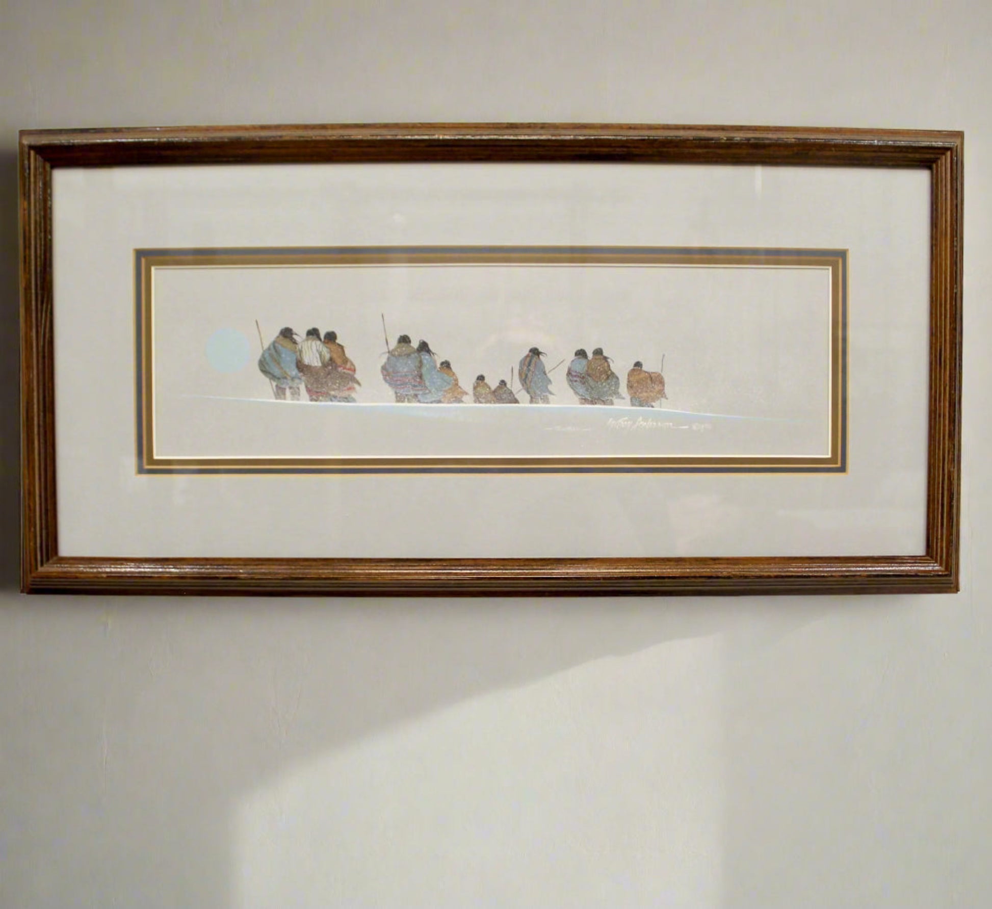 1980 Troy Anderson Signed Painting -Together-