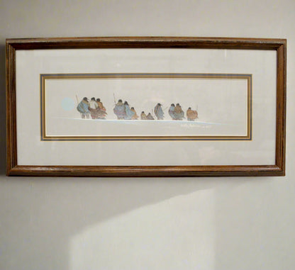 1980 Troy Anderson Signed Painting -Together-