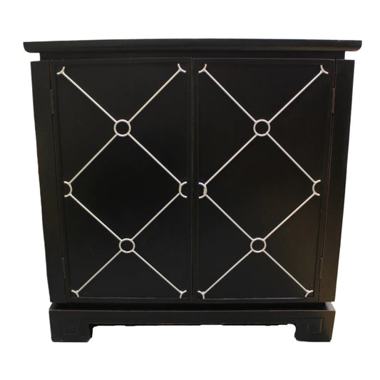 Vintage Two-Door Accent Cabinet